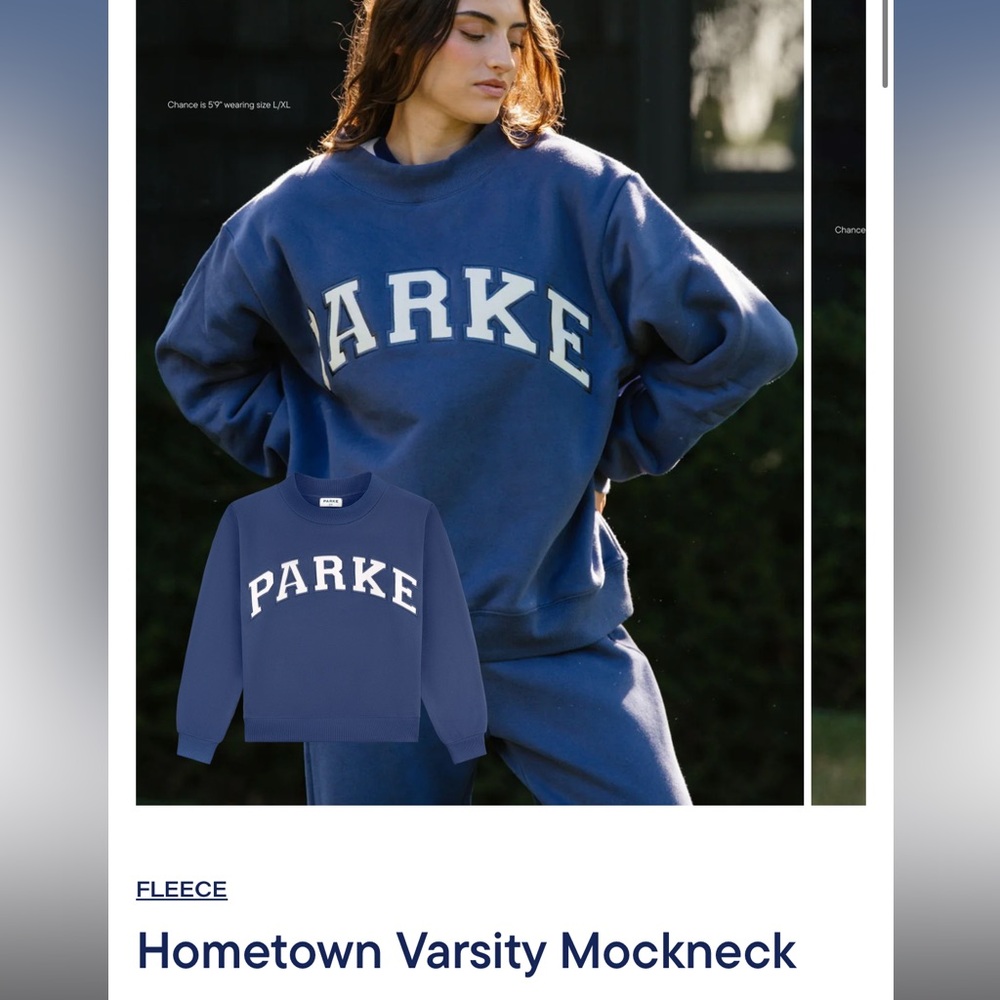 Parke L/XL Hometown Collection Mock Neck